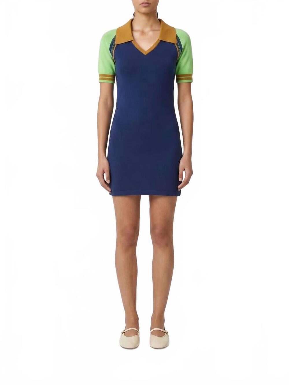 NEW GUEST IN RESIDENCE ace polo dress in navy combo